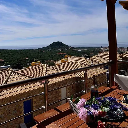 Areti Stone House/Amazing View/1Km To The Beach בית נופש